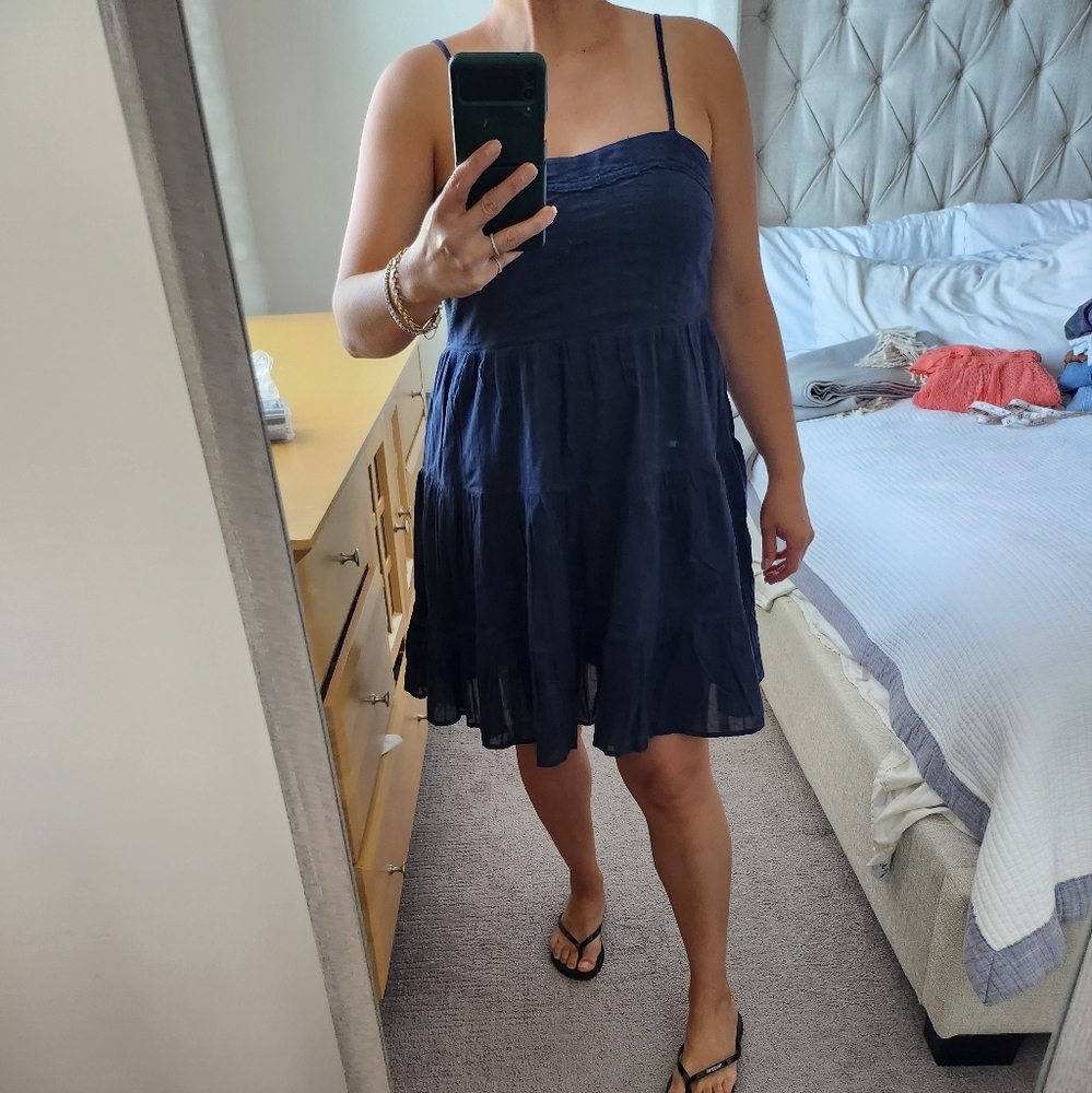 Navy Blue Summer Dress